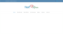 Desktop Screenshot of heartfororphans.com
