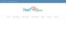 Tablet Screenshot of heartfororphans.com